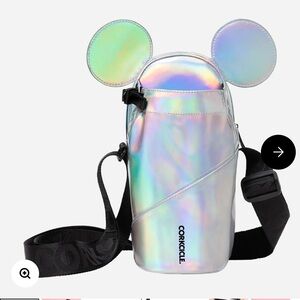 Disney x Corkcicle Disney Mickey Mouse Black Crossbody Water Bottle Sling Bag